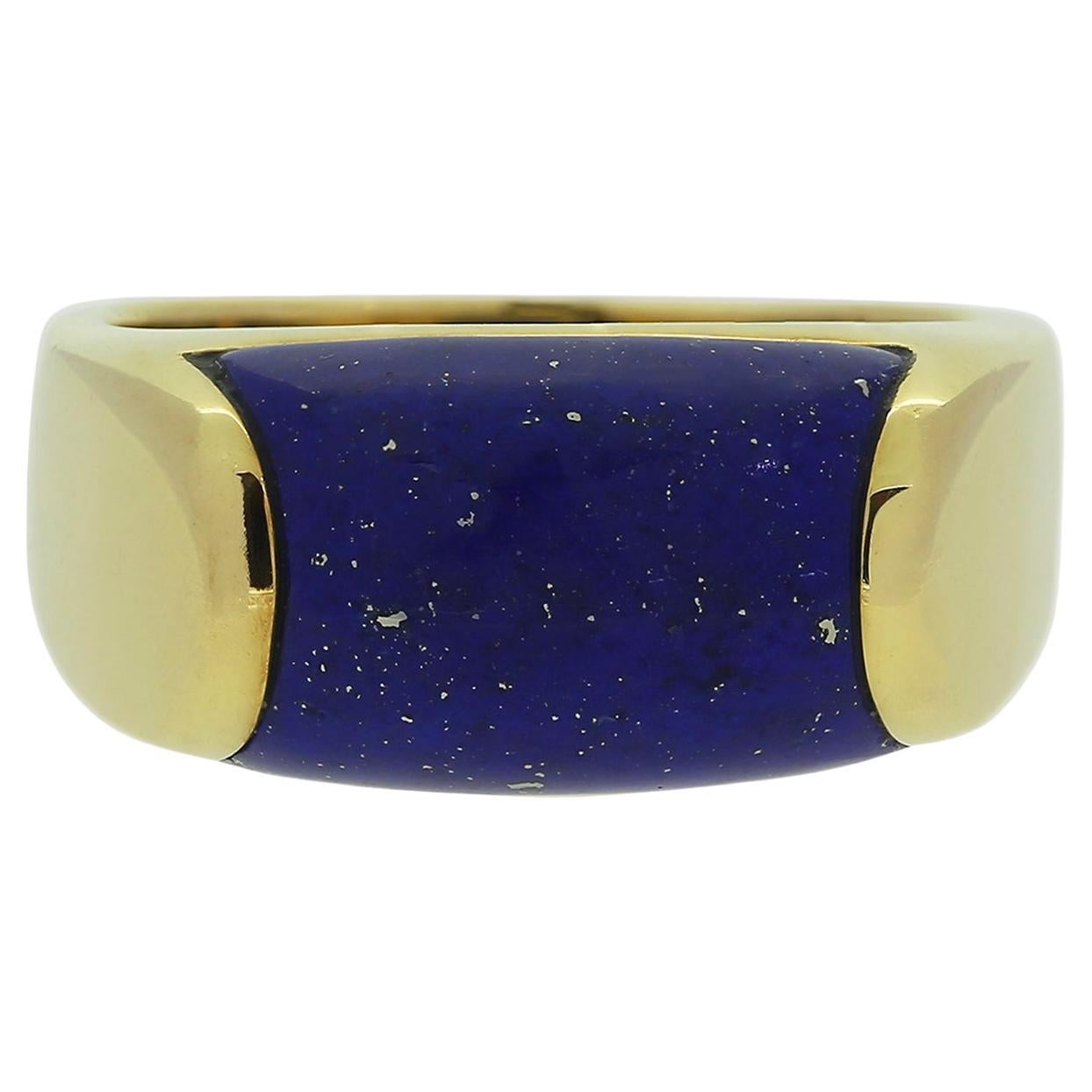 Bvlgari Tronchetto Lapis Lazuli Ring For Sale