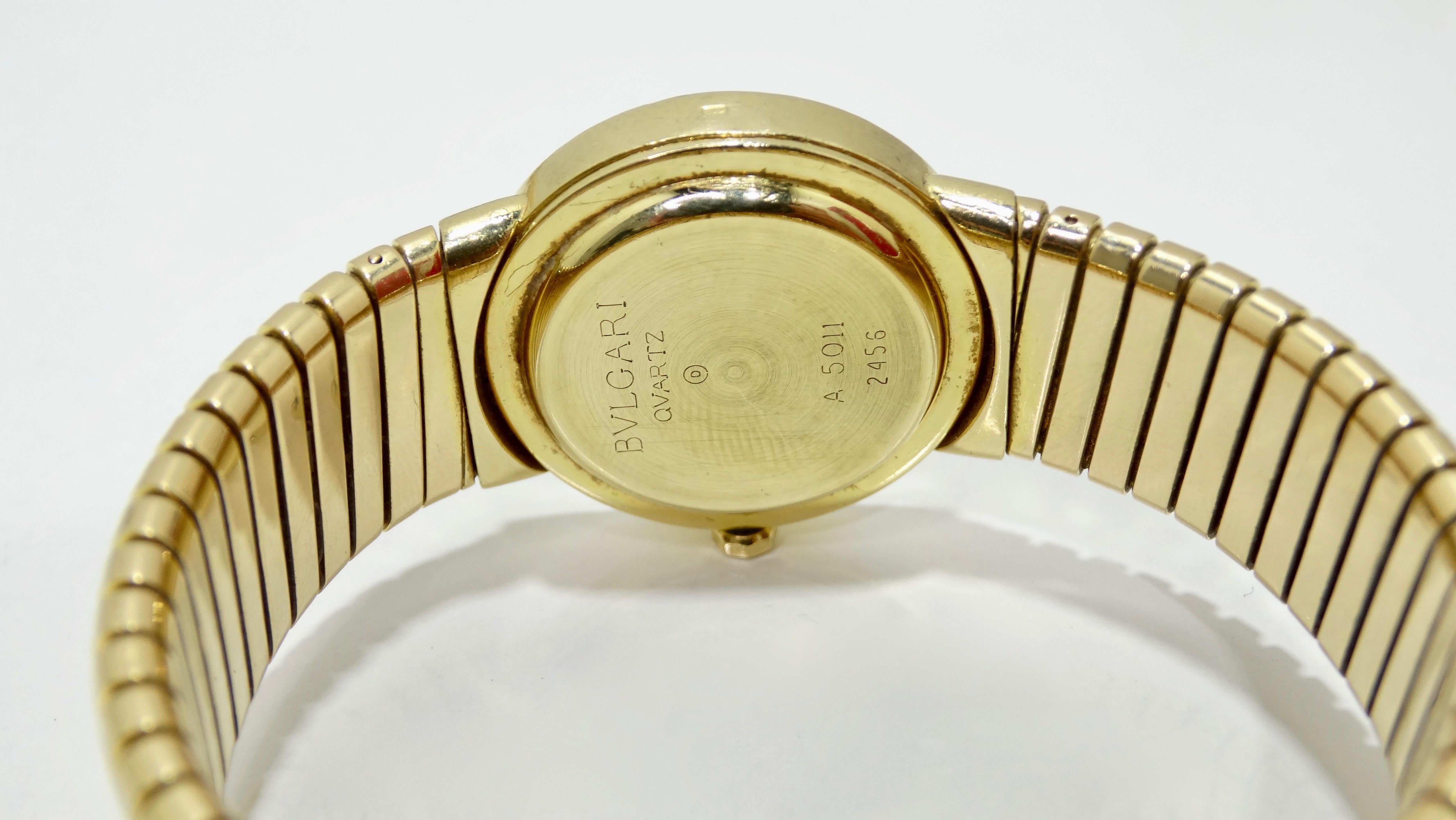 Bvlgari Tubogas 18K Gold Wrist Watch  6