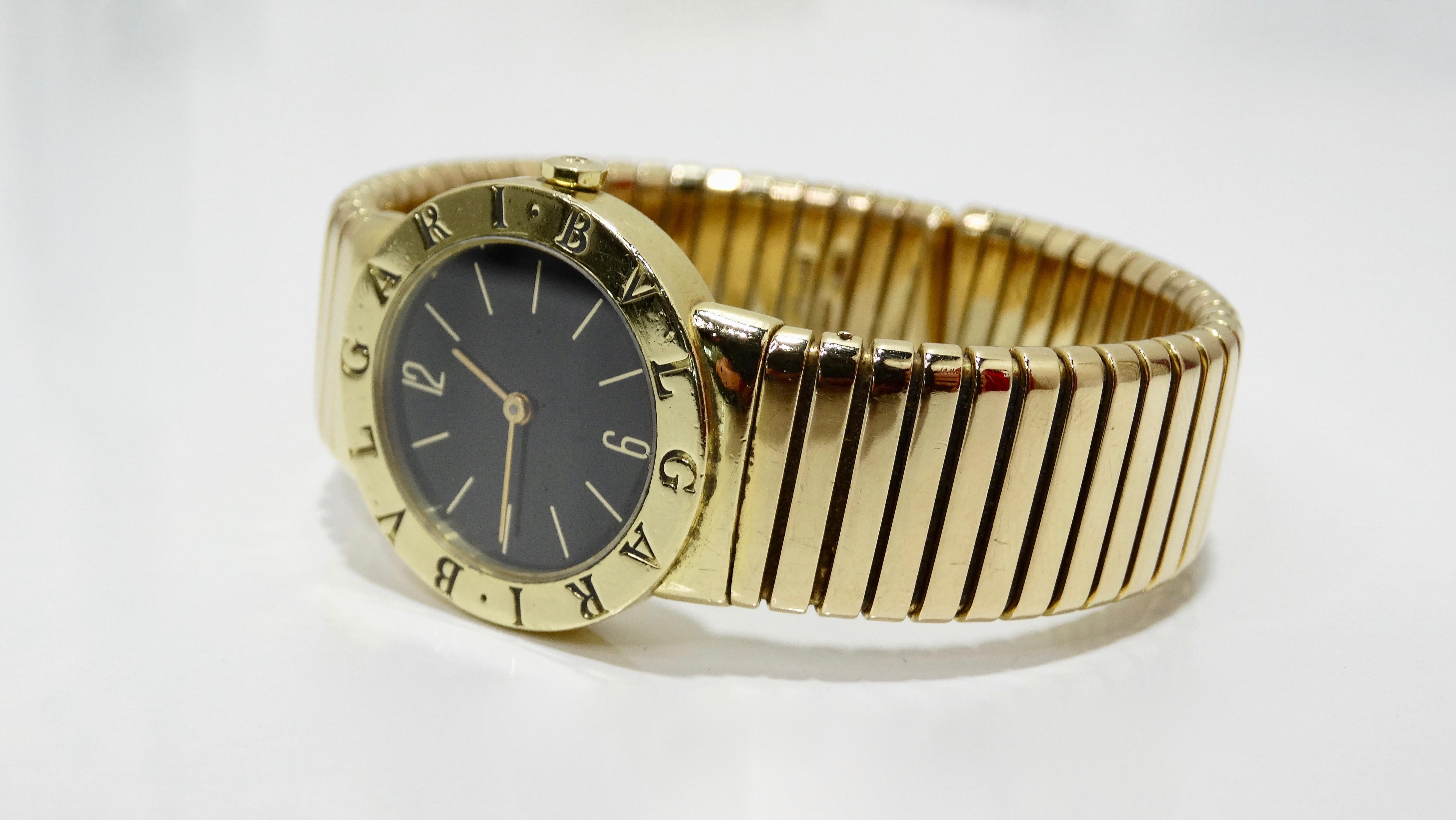 Bvlgari Tubogas 18K Gold Wrist Watch  9
