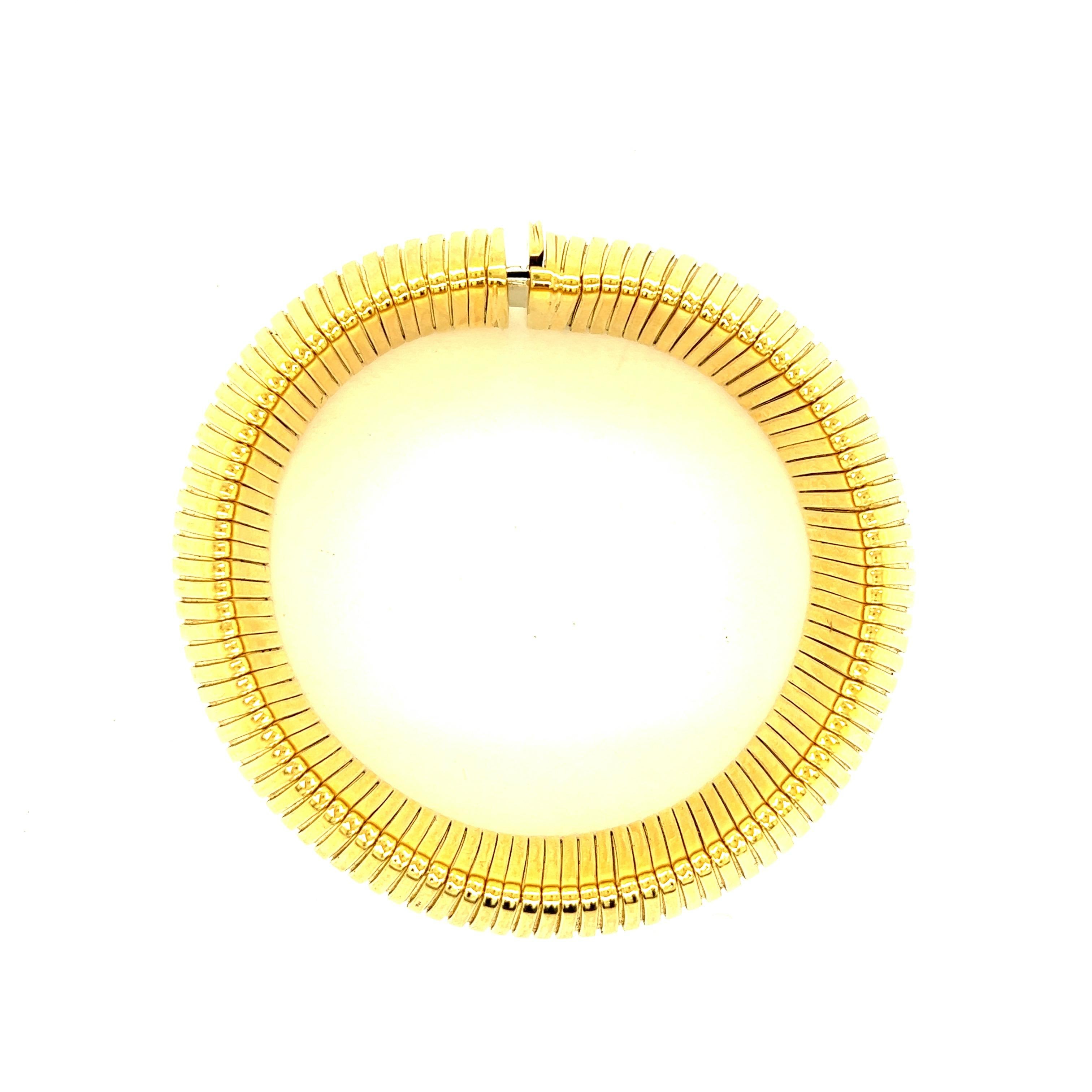 Women's Bvlgari Tubogas 18k Yellow Gold Bracelet
