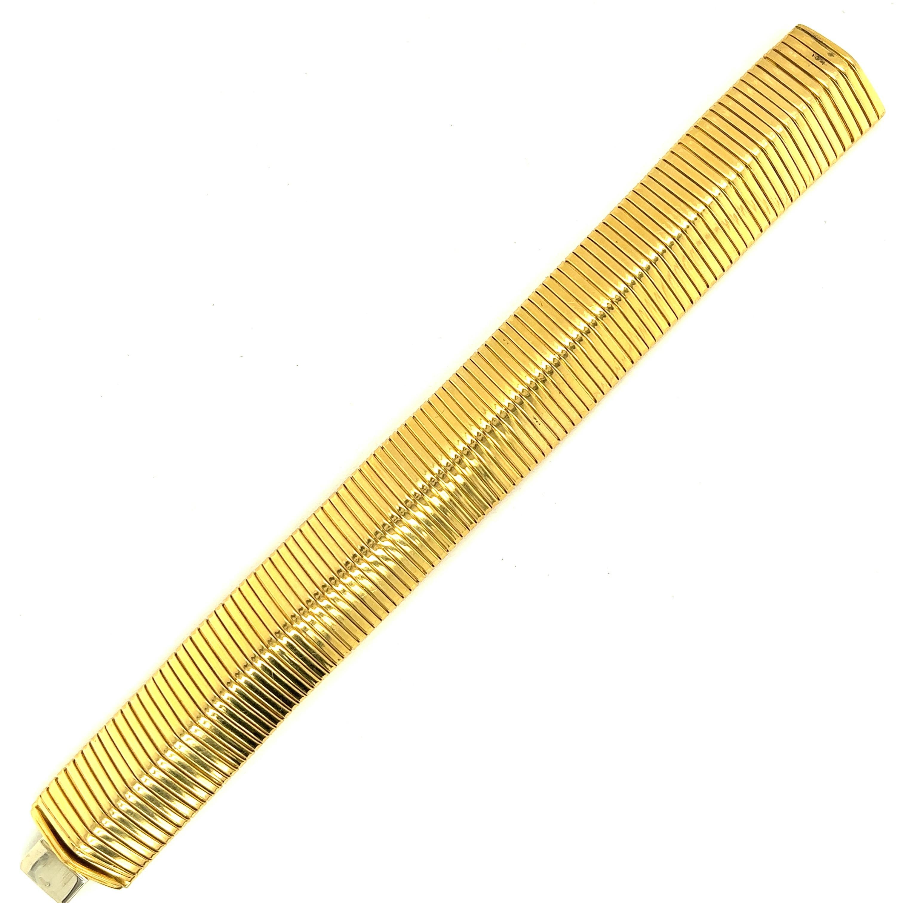 Bvlgari Tubogas 18k Yellow Gold Bracelet 1