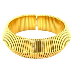 Bvlgari Tubogas 18k Yellow Gold Bracelet