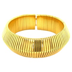 Bvlgari Tubogas Armband aus 18 Karat Gelbgold