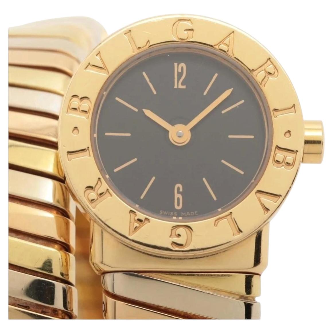 Bvlgari Tubogas BB191T Serpenti 18K Yellow, White & Rose Gold Ladies Watch