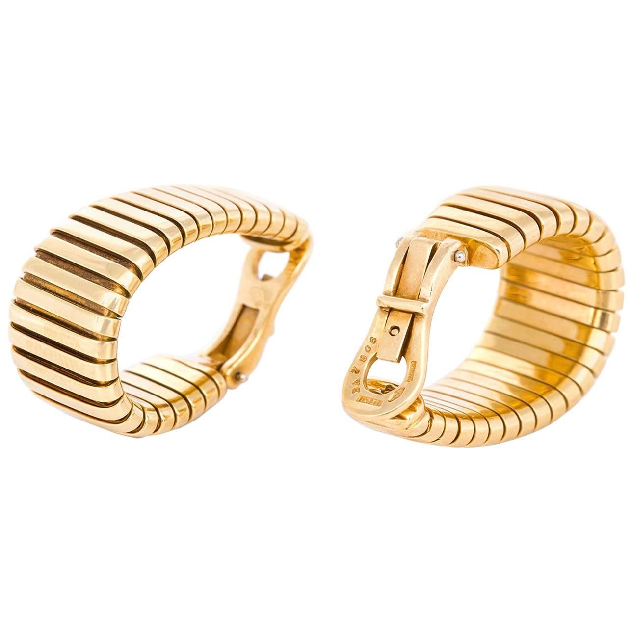 Bvlgari Tubogas Clip-On Earrings