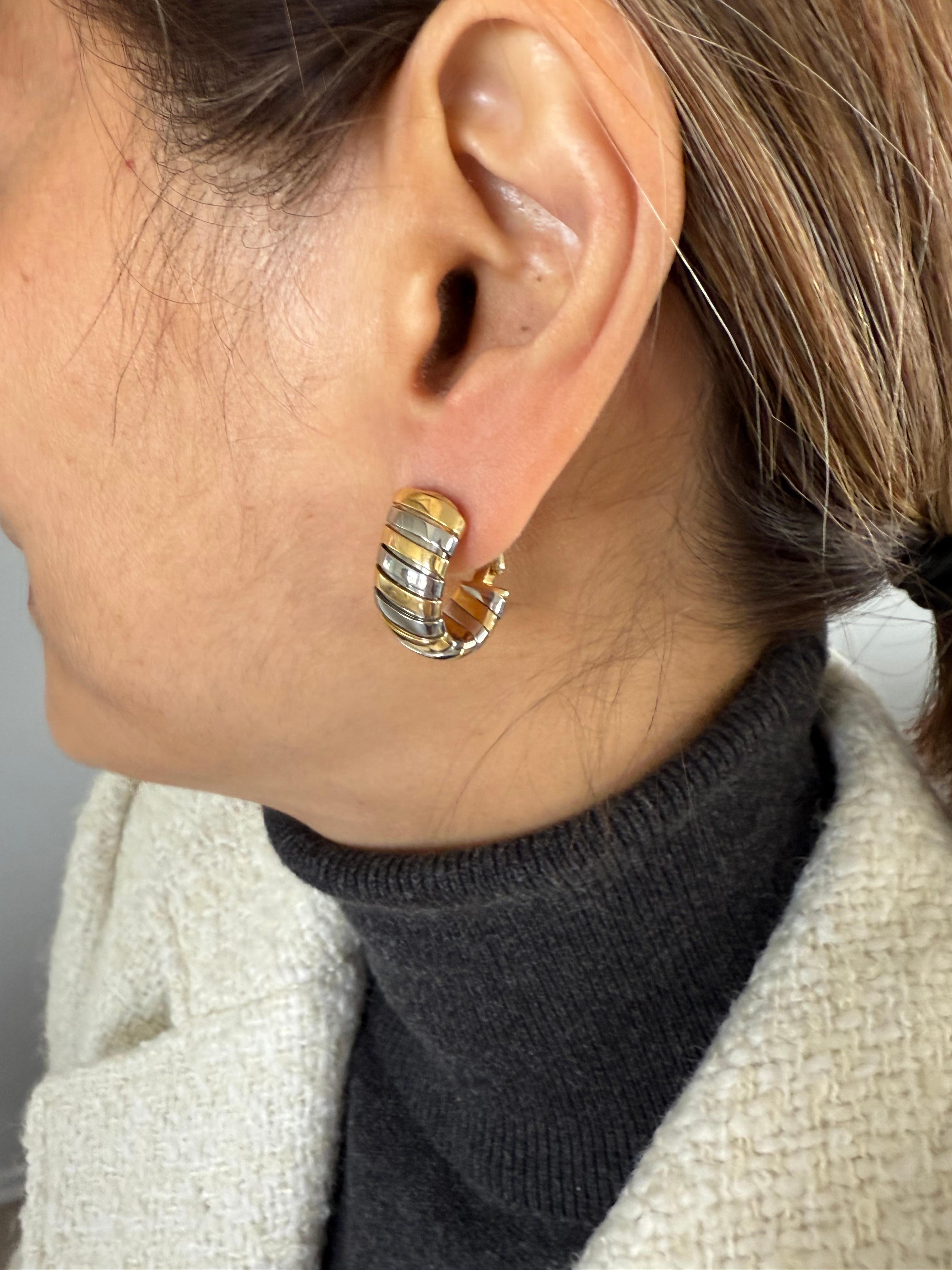 Bvlgari Tubogas Earrings For Sale 6