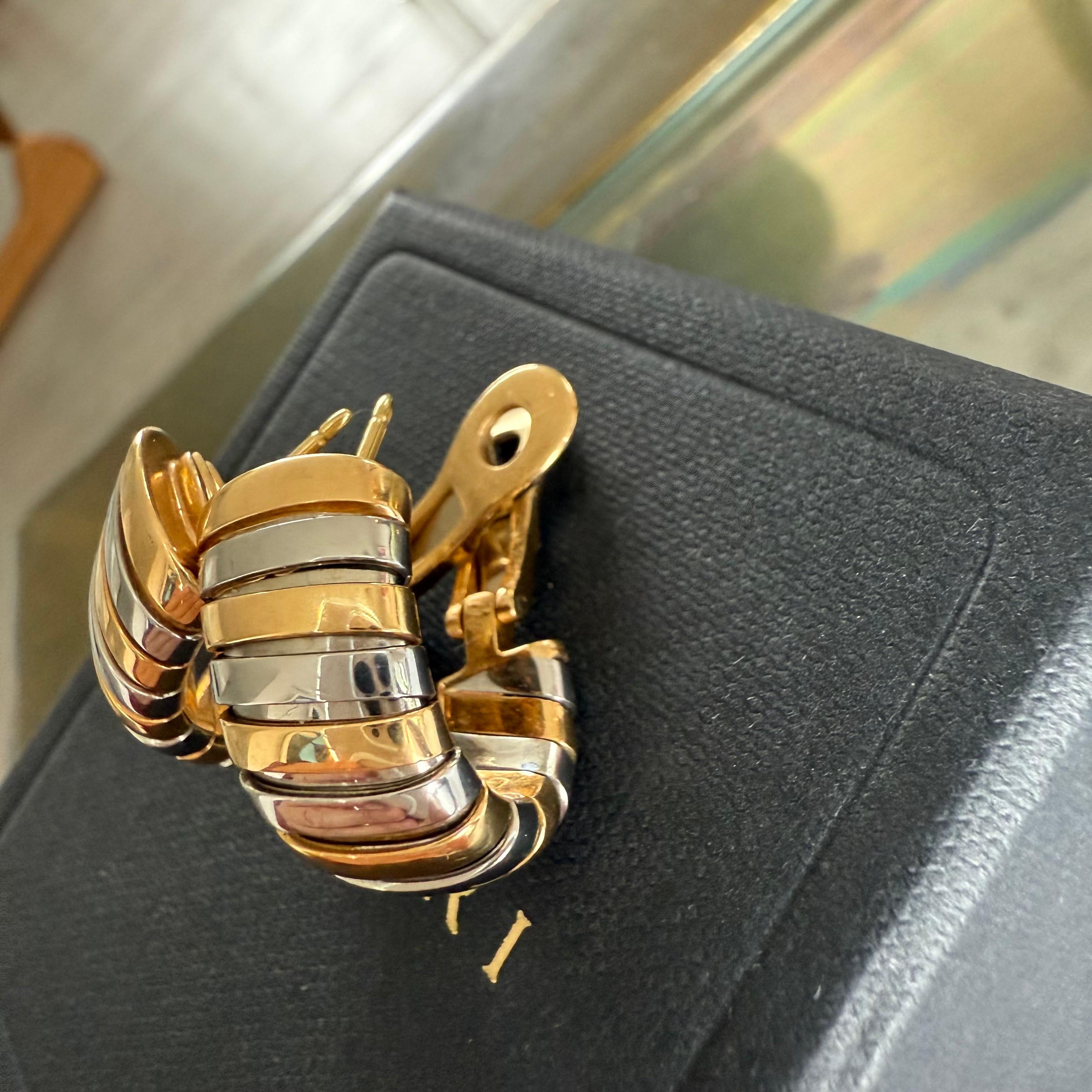 Bvlgari Tubogas Earrings For Sale 1