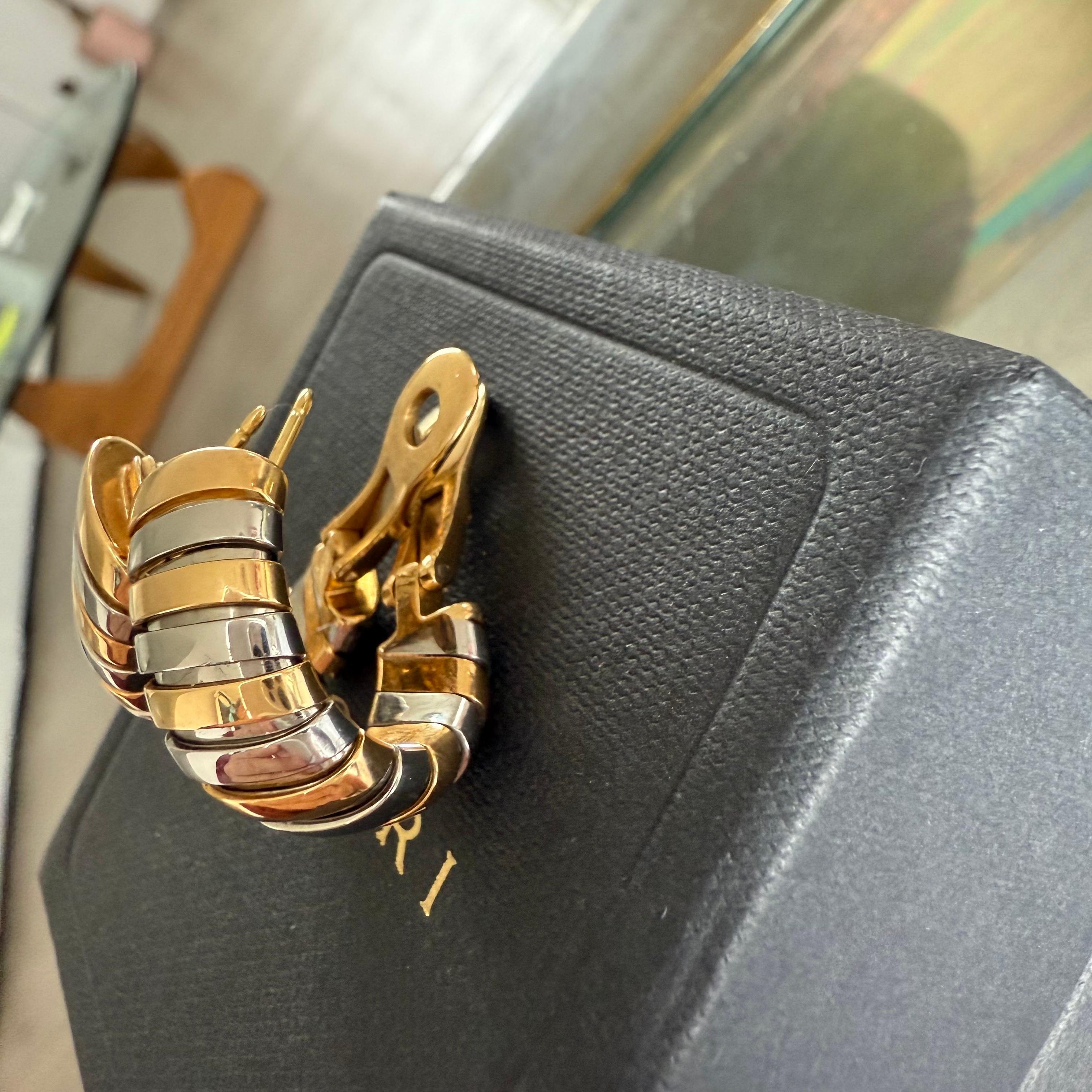 Bvlgari Tubogas Earrings For Sale 2