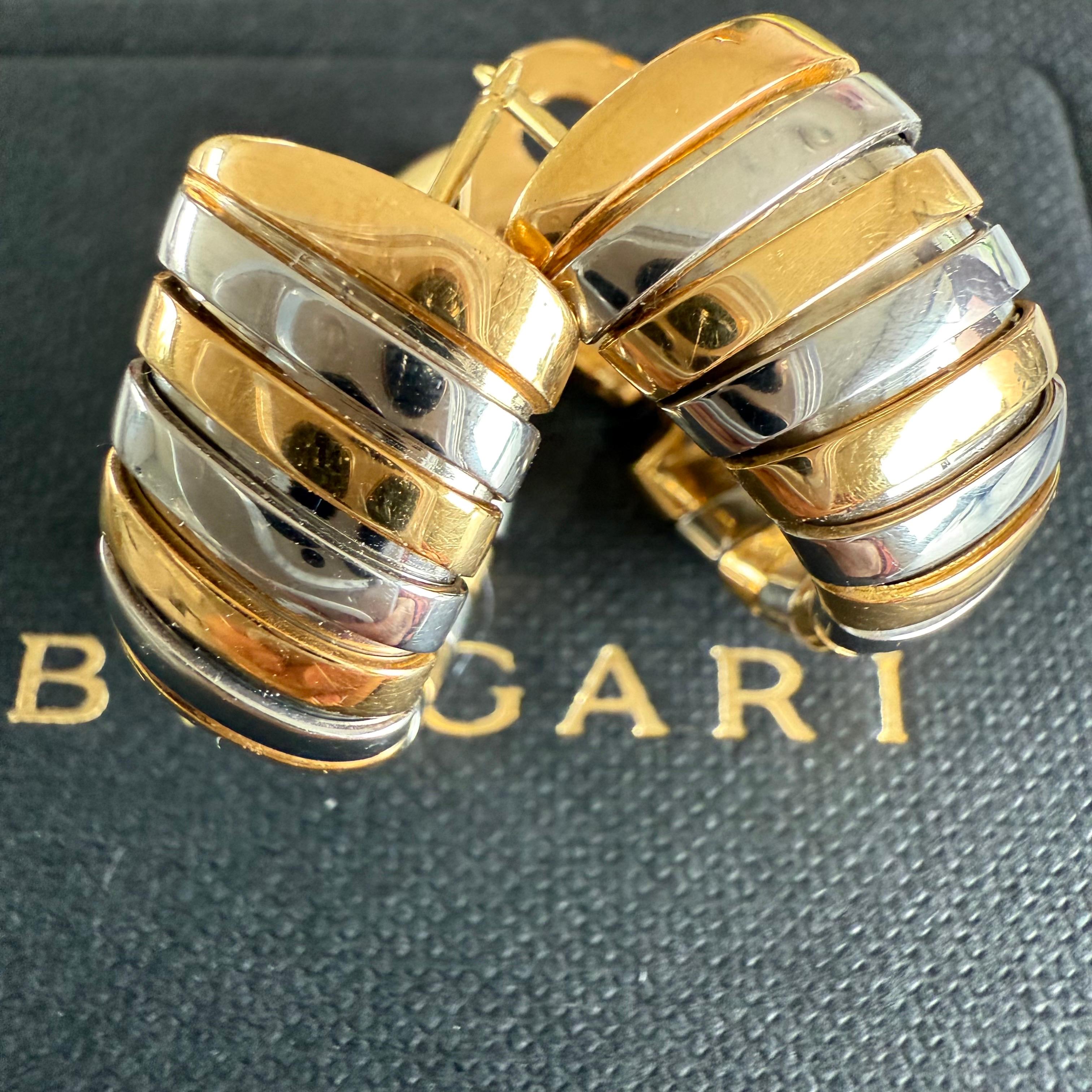Bvlgari Tubogas Earrings For Sale 4