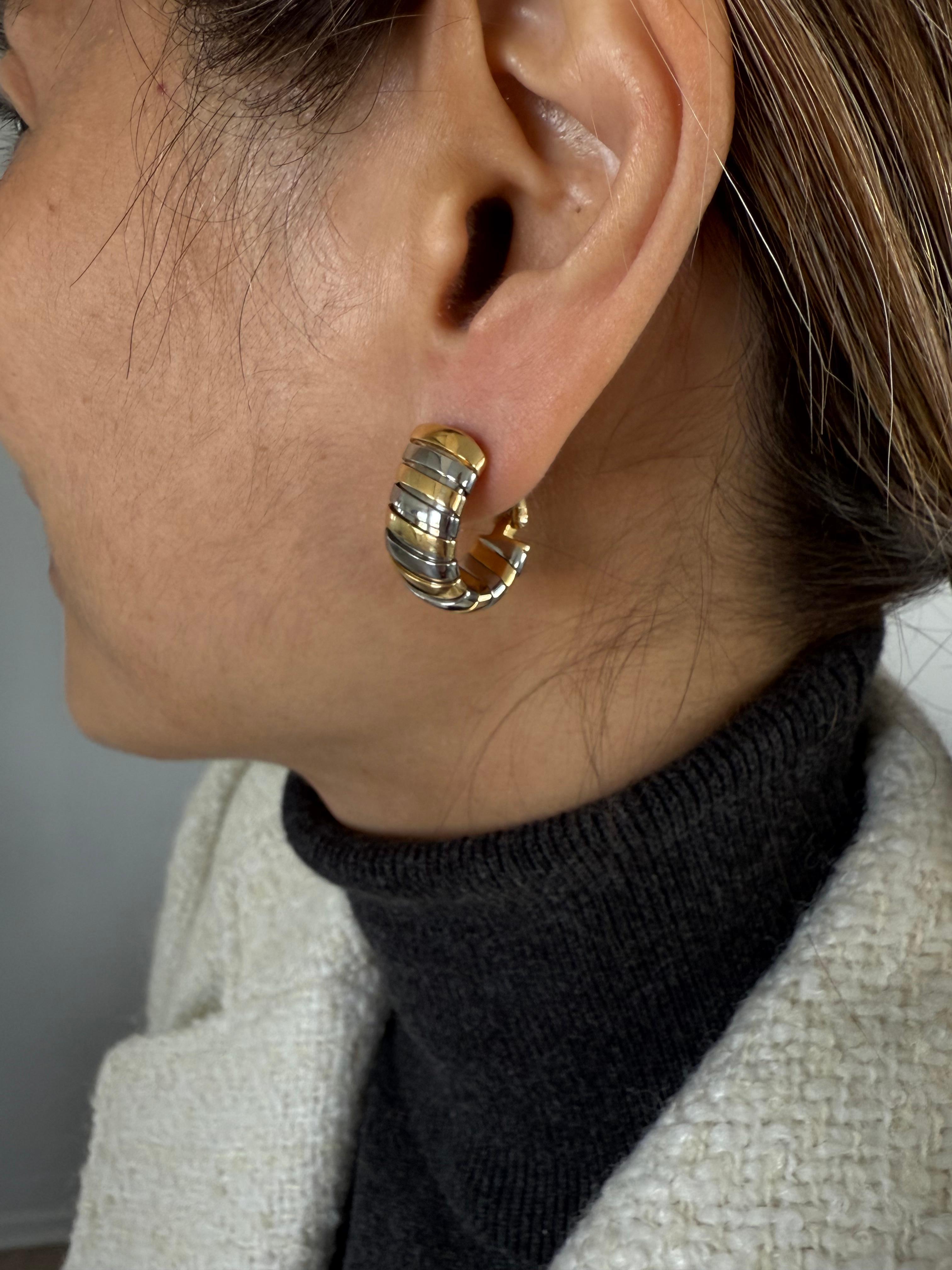 Bvlgari Tubogas Earrings For Sale 5