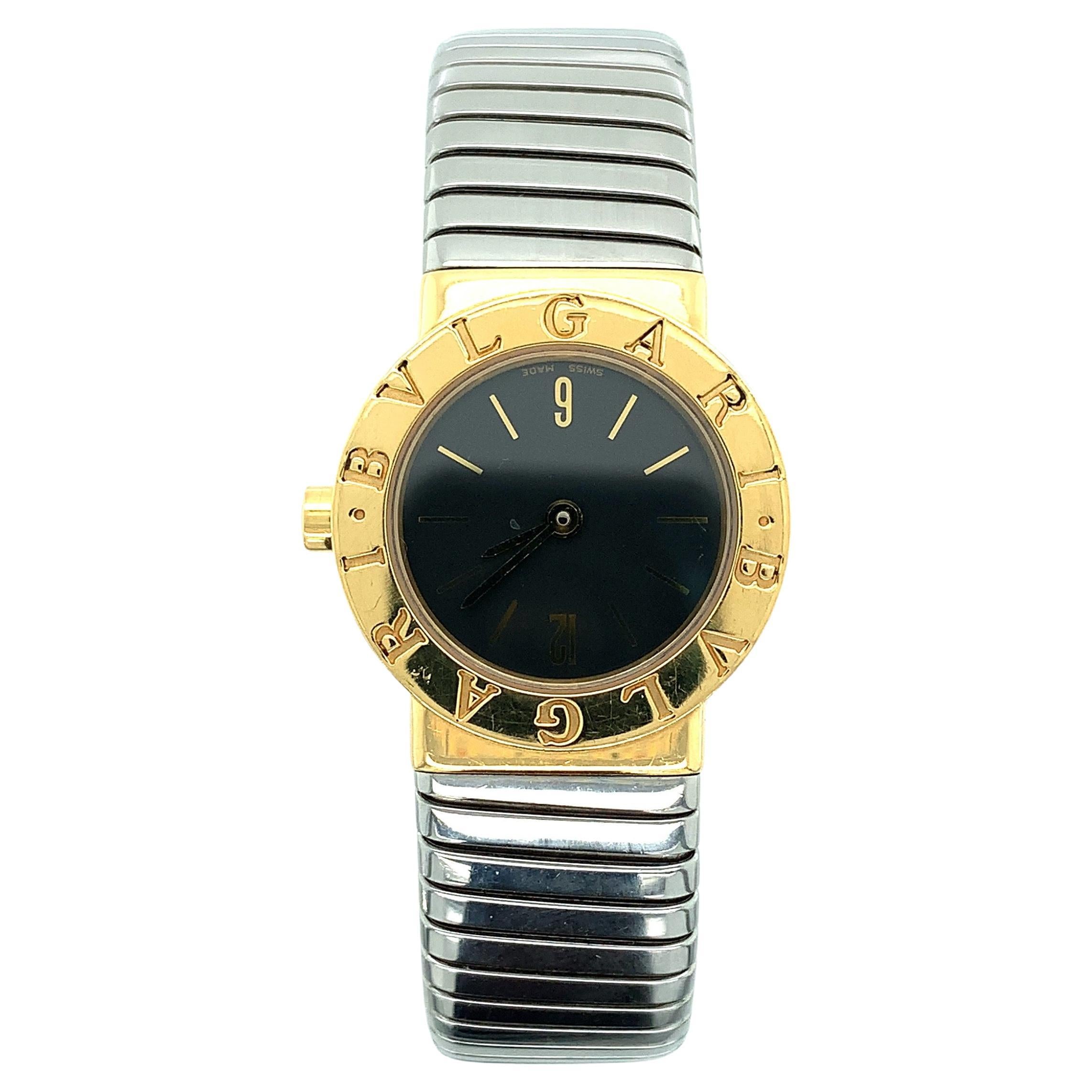 Bvlgari Tubogas Gold and Steel Watch