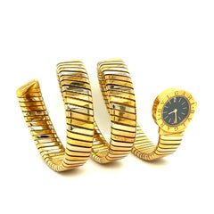 Bvlgari Tubogas Gold Wrap Wristwatch
