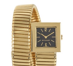 Bvlgari Tubogas Quadrato Yellow Gold Watch SQ221TG