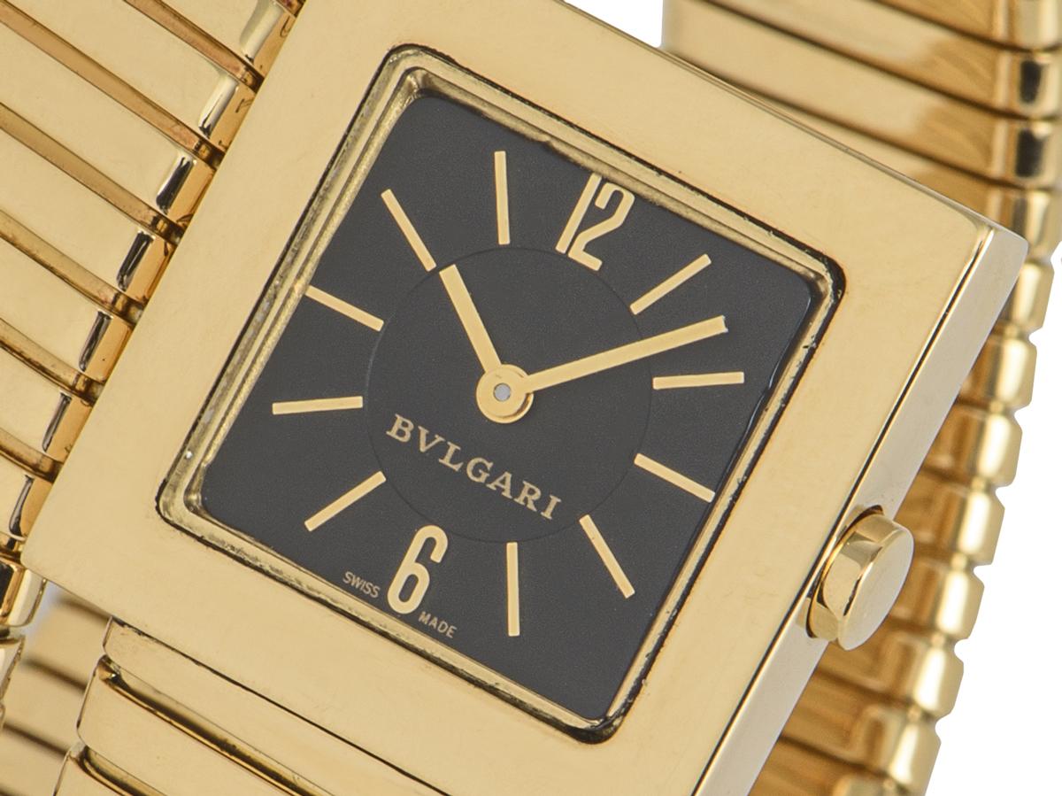 Women's Bvlgari Tubogas Quadrato Yellow Gold Watch SQ221TG