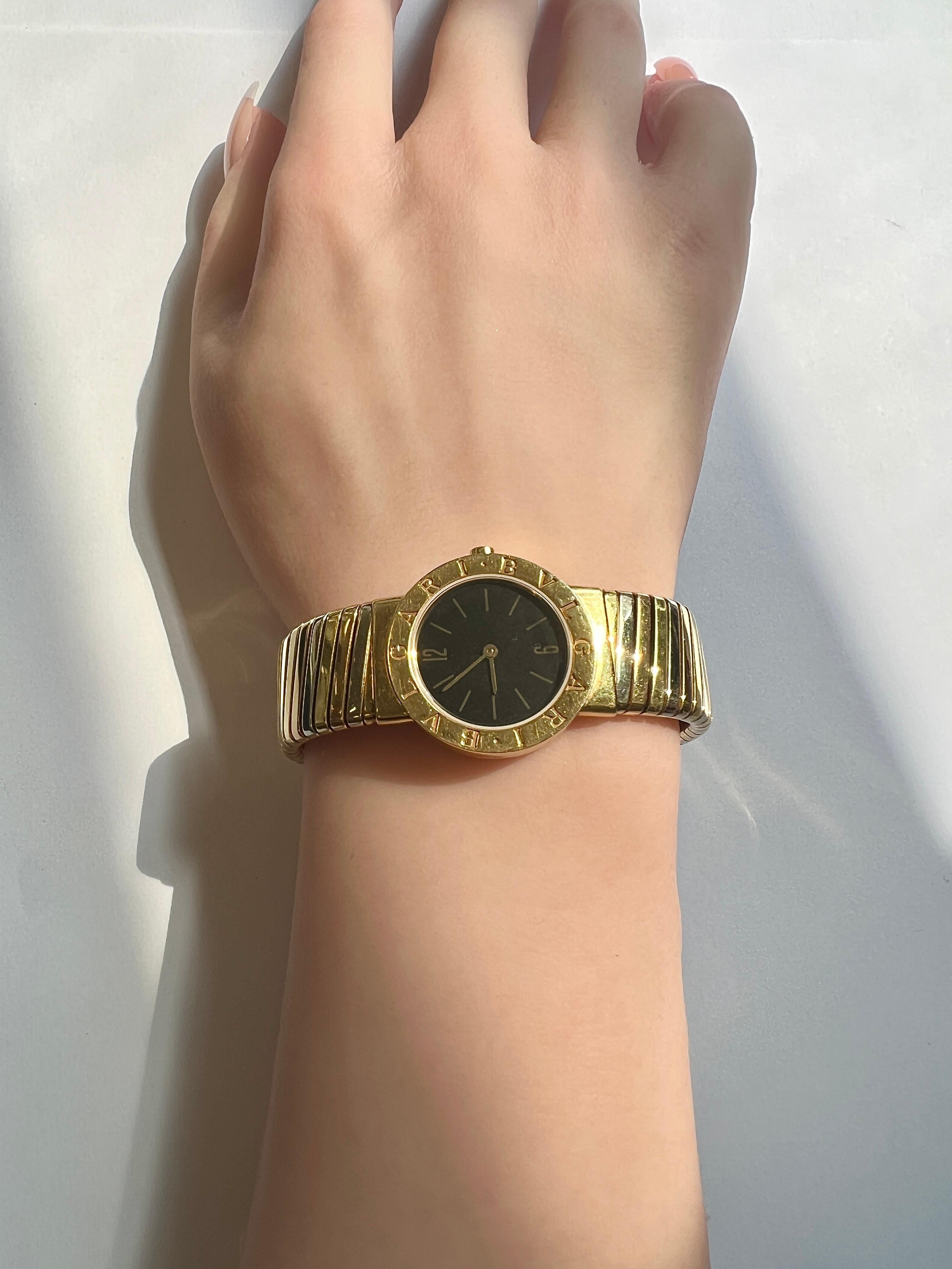Reloj Bvlgari Tubogas Pulsera Oro Tricolor en venta 2