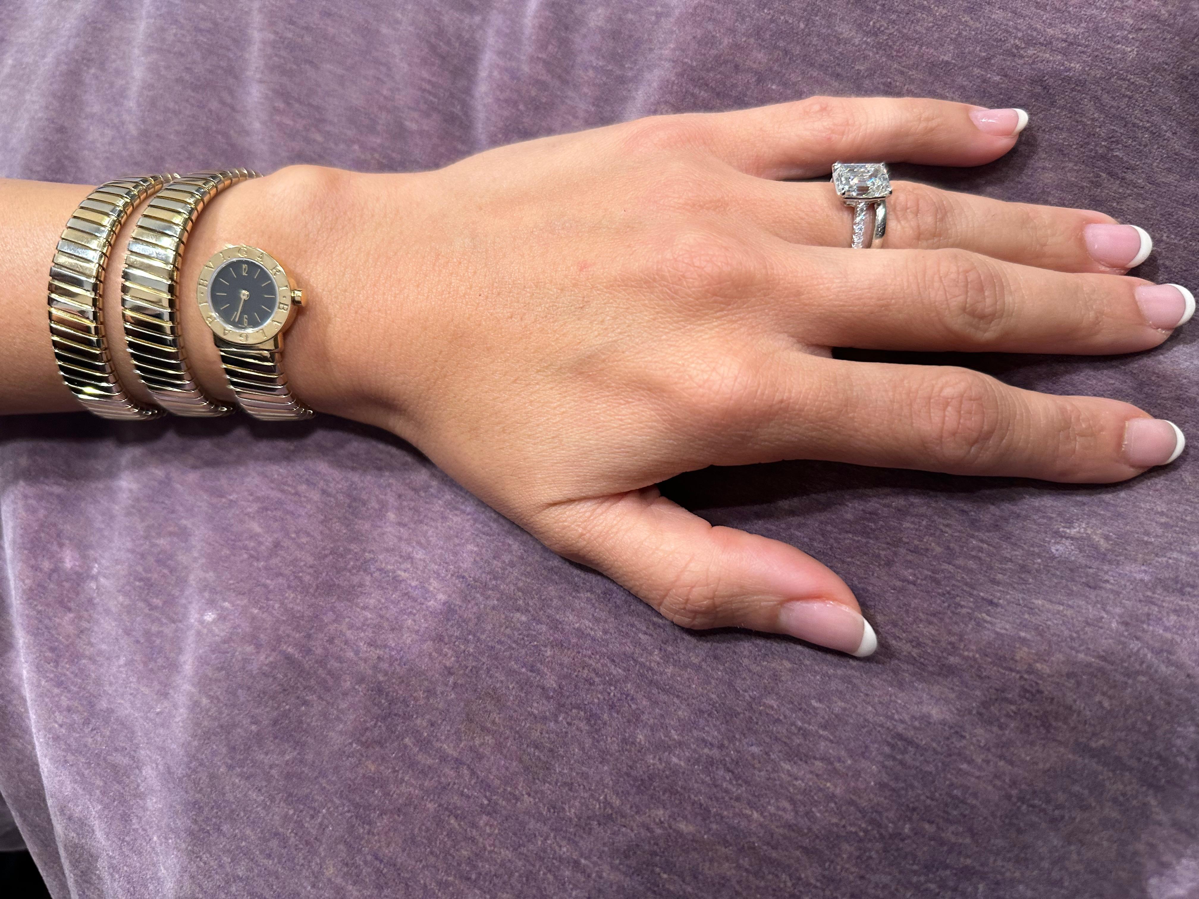 BVLGARI Montre Tubogas BB19 bicolore avec garantie ! en vente 8