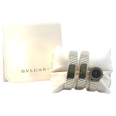 BVLGARI Montre Tubogas BB19 bicolore avec garantie !