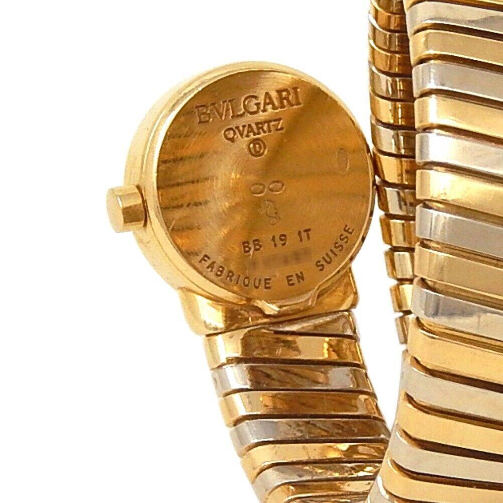 Bvlgari Turbogas Serpenti 18K Bi-Color Yellow Gold Women's Watch Quartz BB191T 2