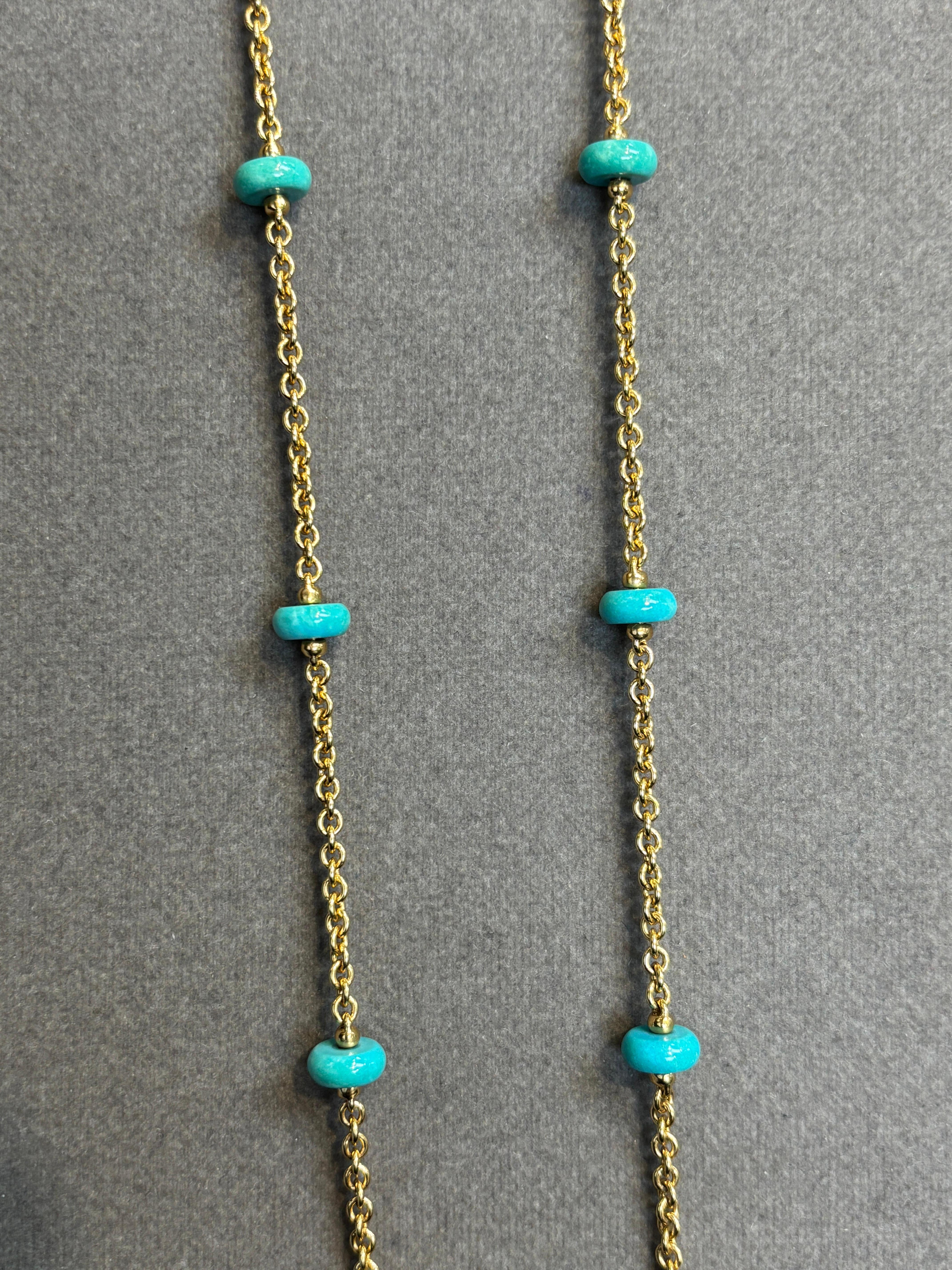 Collana Bvlgari con ametista turchese e diamanti in vendita 4