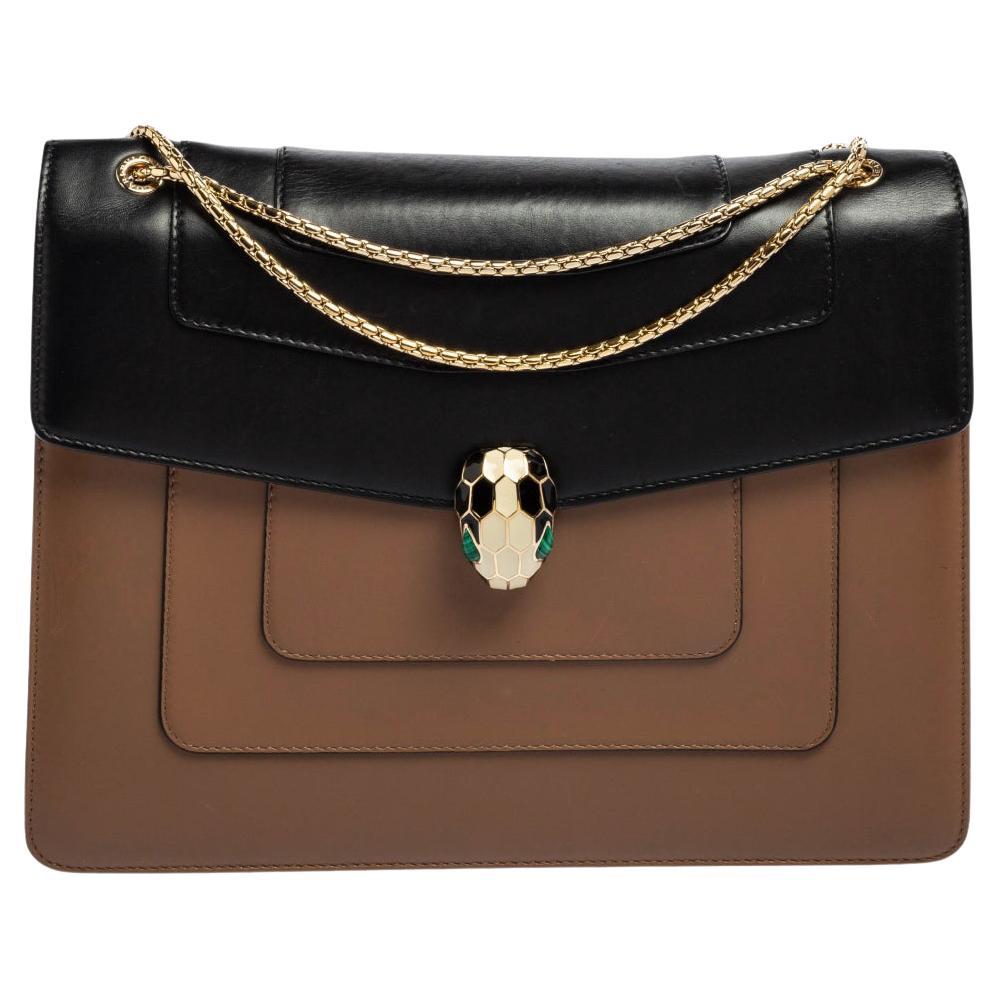 Bvlgari Black Logo Canvas Satchel For Sale at 1stDibs