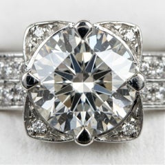 Bvlgari Venezia 2 Carat Diamond Platinum Engagement Ring
