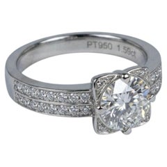 Bvlgari Venezia 2 Carat Diamond Platinum Engagement Ring