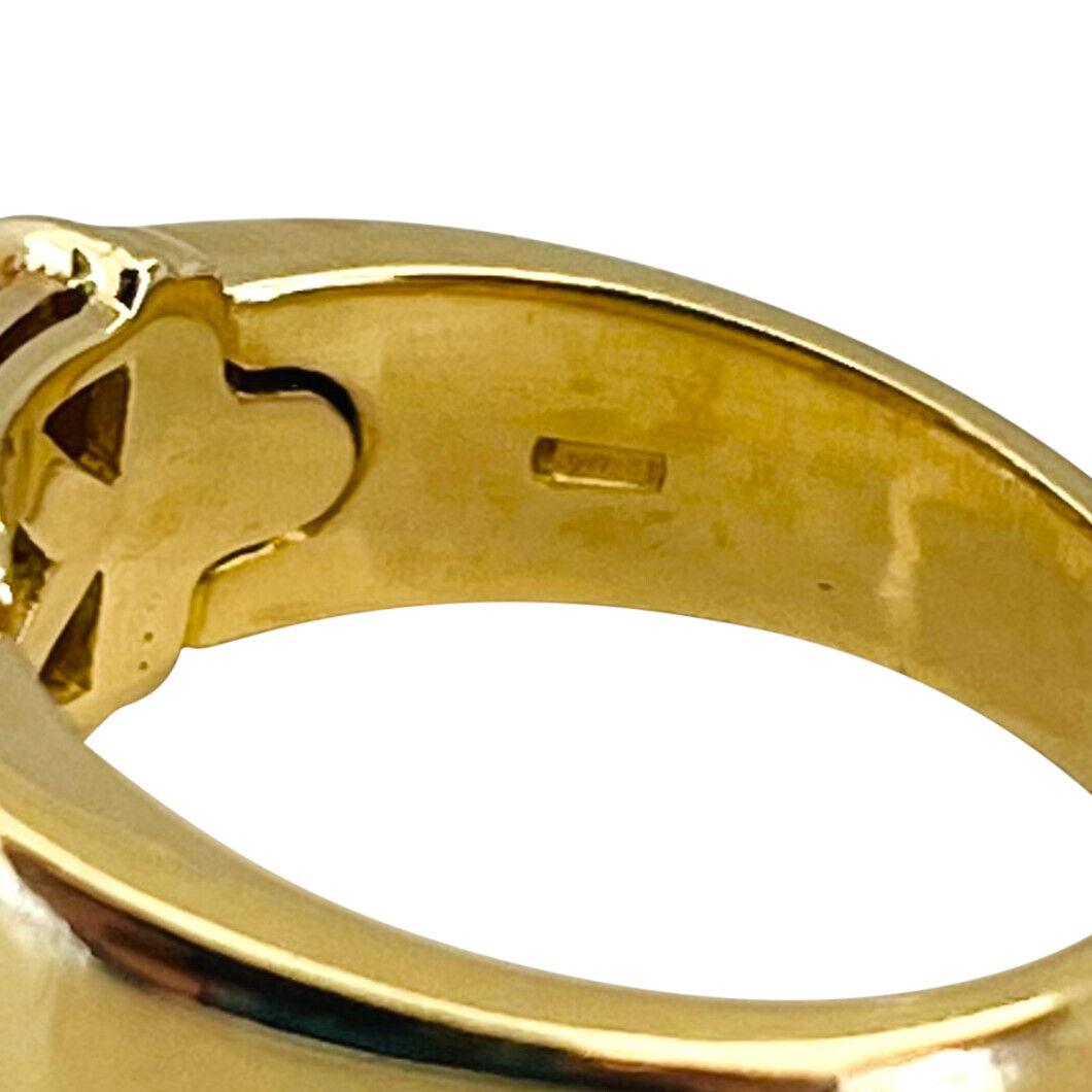 Bvlgari Vintage Ring aus 18 Karat Gelbgold und Vvs-Diamant, Italien  im Angebot 1