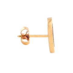 BVLGARI Vintage 18k Onyx Stud Earrings