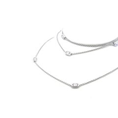 Bvlgari Vintage 18K White Gold Chain Necklace 20.9 Grams 17.5 Inch Long