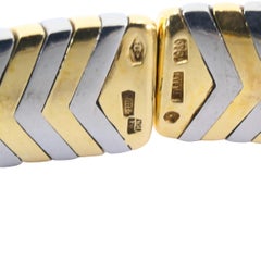 Bvlgari Vintage Bulgari 18k Two-Tone Gold Alveare Bracelet
