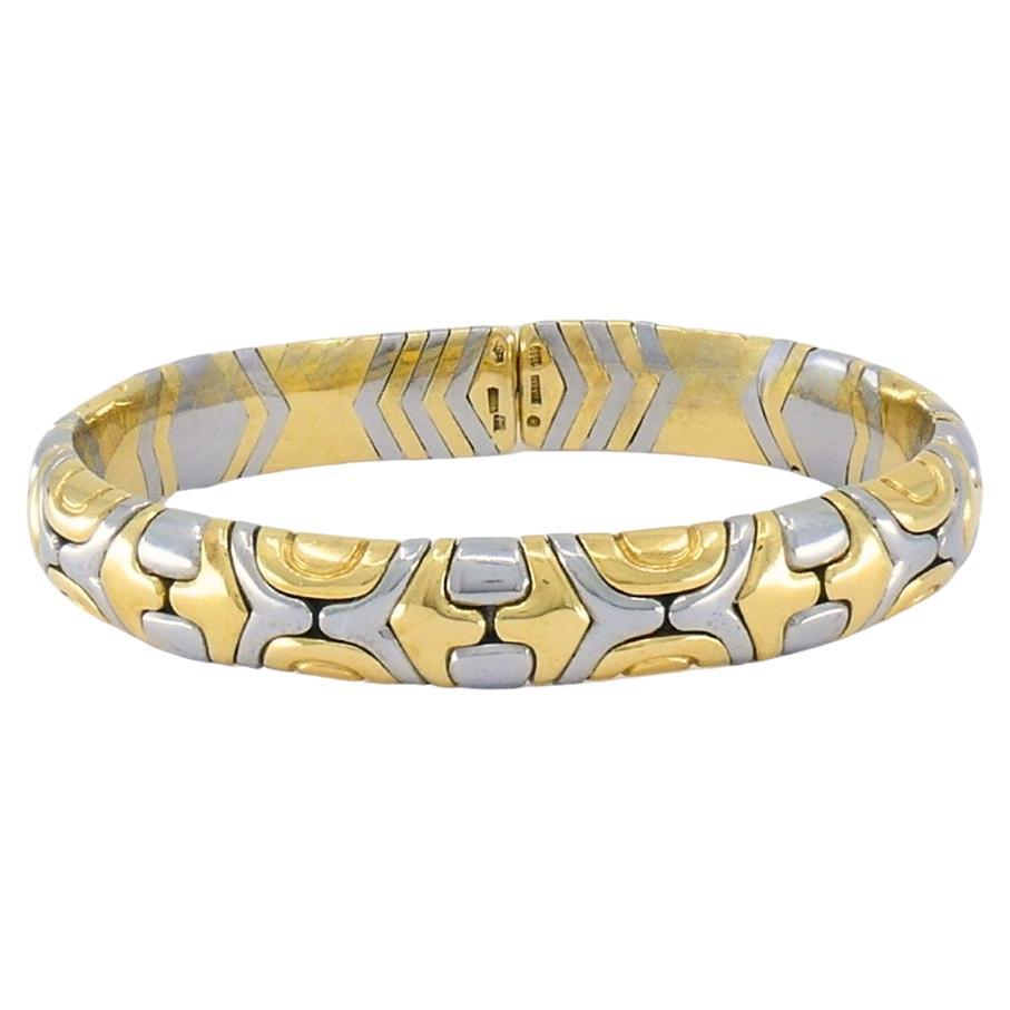 Bvlgari Vintage Bulgari Bracciale Alveare in oro 18k bicolore