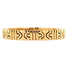 Bvlgari Vintage Parentesi Bracelet 18k Yellow Gold Narrow