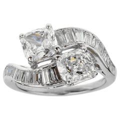 Bvlgari Vintage Toi Et Moi Platin-Diamant-Cocktailring