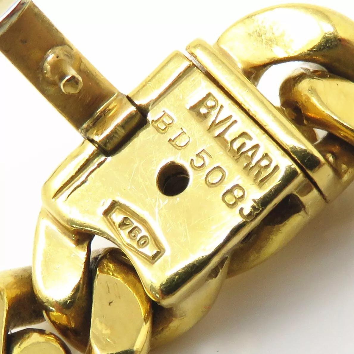 Taglio smeraldo BVLGARI Collana vintage con zaffiro e diamanti non riscaldati in vendita