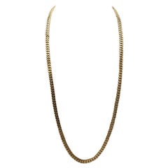 Bvlgari Vintage Yellow Gold Curb Link Chain