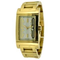 Bvlgari, Watch, Rettangolo, 18 Carat Gold, RT39G, Quartz