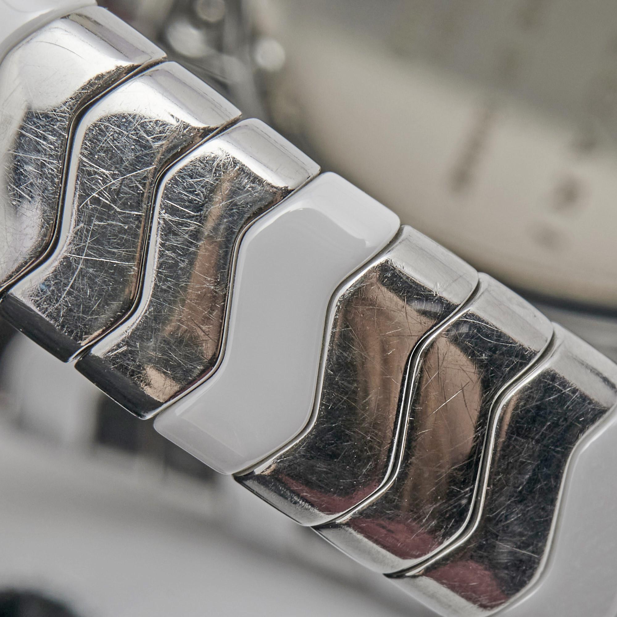 bvlgari white ceramic watch