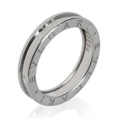 BVLGARI White Gold  B.zero1 Band