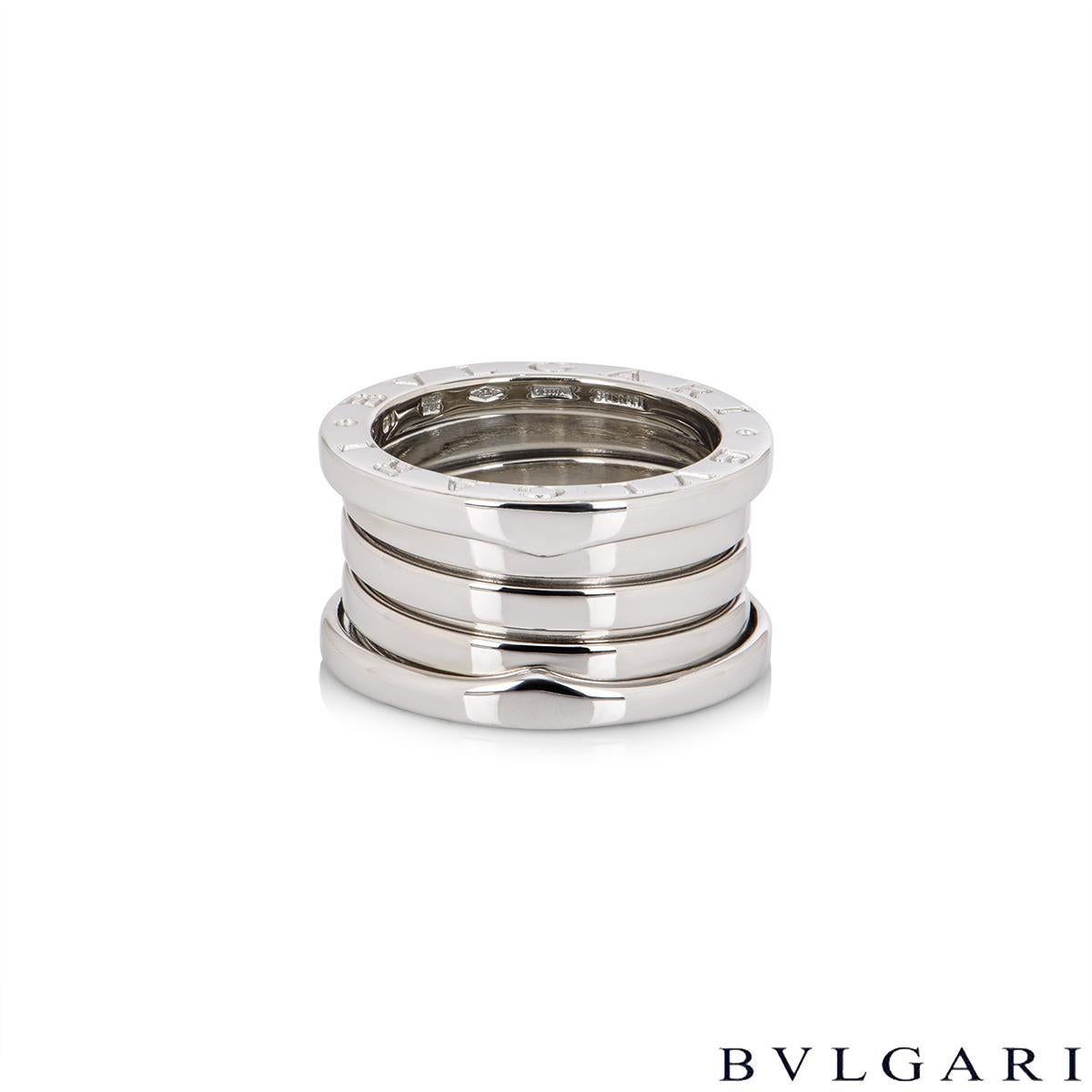 Bvlgari White Gold B.Zero1 Ring 323554 In Excellent Condition For Sale In London, GB