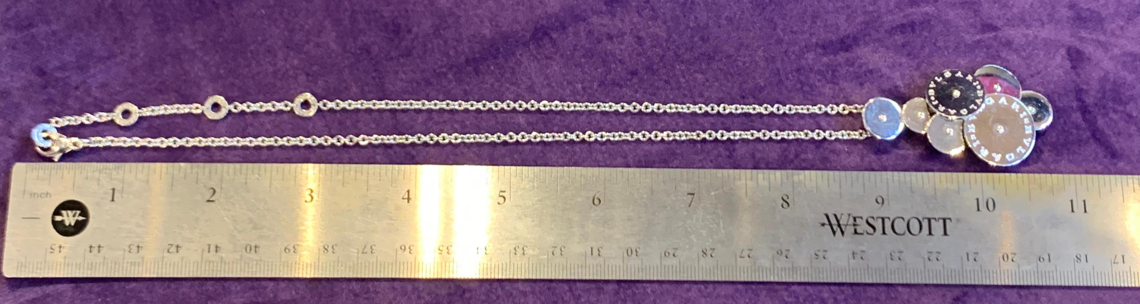 Bvlgari White Gold Cicladi Pendant Necklace 4