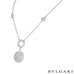 Bvlgari White Gold Diamond Astrale Necklace