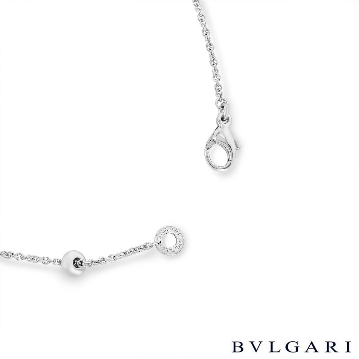Women's Bvlgari White Gold Diamond B.Zero1 Necklace