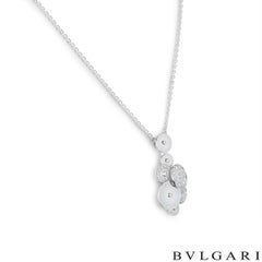 Bvlgari White Gold Diamond Cicladi Pendant