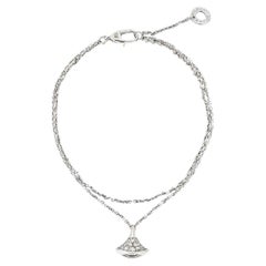 Bvlgari White Gold Diamond Divas Dream Bracelet 0.26ct 351119