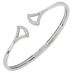 Bvlgari White Gold Diamond Divas' Dream Bracelet 355625