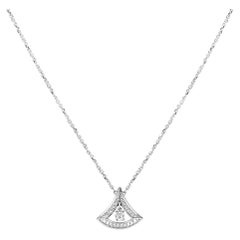 Bvlgari Pendentif « Divas » en or blanc et diamants 354049