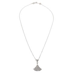 Ciondolo Diva's Dream con diamanti in oro bianco BVLGARI