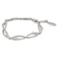 Bvlgari White Gold Diamond Elisia Bracelet 3.10 Carat