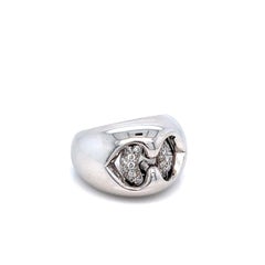 Bvlgari White Gold Diamond Ring