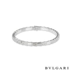 Bvlgari White Gold Diamond Serpenti Viper Bracelet